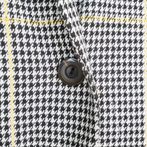 Sanctuary City Plaid Houndstooth Blazer Jacket Duster Knit Size XXS - Picture 4 of 8